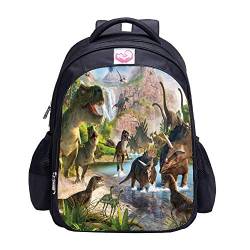 MATMO Dinosaurier-Rucksack, Dinosaurier-Rucksäcke für Jungen, Schulrucksack, Kinder-Büchertasche, Dinosaurier 6, One size von MATMO