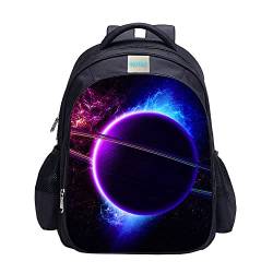 MATMO Fußball Rucksack für Jungen, Fußball Druck Rucksack Coole Fußball Muster Schultasche, Galaxy Rucksack 16, One_Size, Cartoon von MATMO