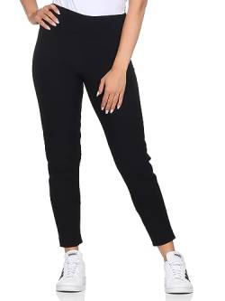 MATY FASHION Damen Thermo Winter Leggings Pants mit Innenfleece Strumpfhose gefütterte Hose Frauen Schwarz 405 (S/M, Schwarz) von MATY FASHION