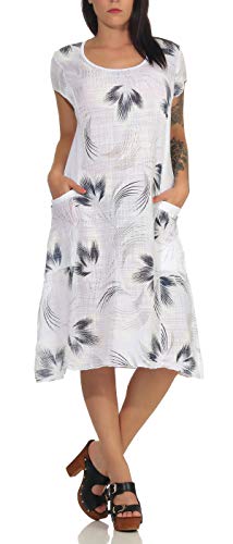 MATY FASHION angesagtes Sommerkleid Strandkleid Maxikleid Freizeitkleid 49 (36-42, Weiß) von MATY FASHION