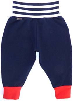 MAUALA Babyhose 50-104 dunkelblau-dblaustreif-rot, 68 von MAUALA