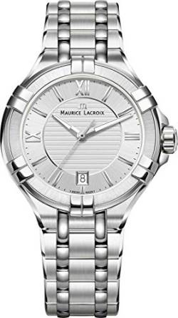 Maurice Lacroix Damen Analog Quarz Uhr mit Edelstahl Armband AI1006-SS002-130-1 von MAURICE LACROIX