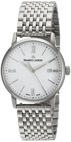 Maurice Lacroix Damen Analog Quarz Uhr mit Edelstahl Armband EL1094-SS002-110-1 von MAURICE LACROIX