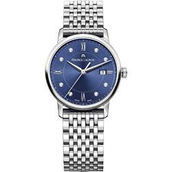 Maurice Lacroix Eliros Date Ladies Quartz Uhr, Blau, 30mm, Diamonds von MAURICE LACROIX