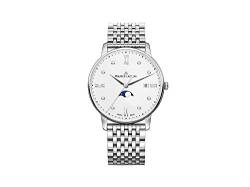 Maurice Lacroix Eliros Moonphase Ladies Quartz Uhr, Weiss, 35mm, Stahlband von MAURICE LACROIX