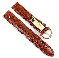 Maurice Lacroix Ersatzband Uhrarmband Echt Teju-Eidechsen-Leder Braun 21550G, Stegbreite:19mm von MAURICE LACROIX