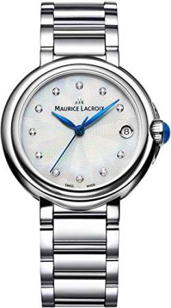 Maurice Lacroix Fiaba Round FA1004-SS002-170 Damenarmbanduhr mit echten Diamanten von MAURICE LACROIX
