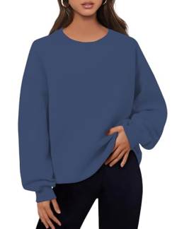 MAVIS LAVEN Süße Sweatshirts für Teenager-Mädchen,langärmelig,Rundhalsausschnitt,übergroß,Bequeme Fleece-Trendkleidung von MAVIS LAVEN