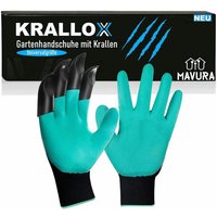 MAVURA Gartenhandschuhe KRALLOX Krallenhandschuhe Garten Handschuhe mit Krallen zum Graben Universalgröße für Damen & Herren von MAVURA