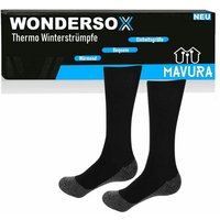 MAVURA Thermosocken WONDERSOX Thermo Socken Herren Damen Winterstrümpfe Wintersocken Warme Strümpfe von MAVURA