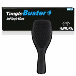 TangleBuster Anti Tangle Bürste Anti Haarbruch, entwirrende Bürste biegsame Borsten für nasses Haar von MAVURA