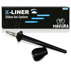 X-Liner Silikon Eyeliner Tool Schablone wischfester Eye-Liner Zeichner, Gel Stift wasserfest von MAVURA