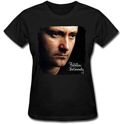 Dam Phil Collins But Seriously Poster T-Shirts svart von MAWU