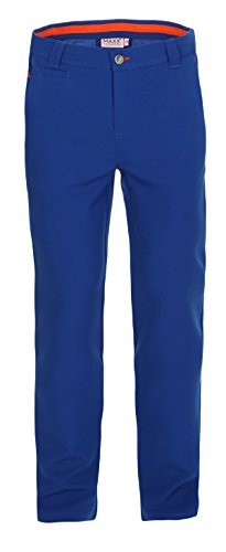 MAXX Kinder Golf Hose mit verstellbaren Bund (blau, 128) Jungs von MAXX Fashion