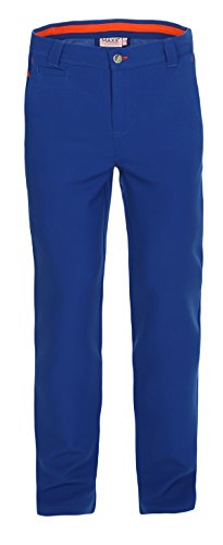 MAXX Kinder Golf Hose mit verstellbaren Bund (blau, 176) Jungs von MAXX Fashion