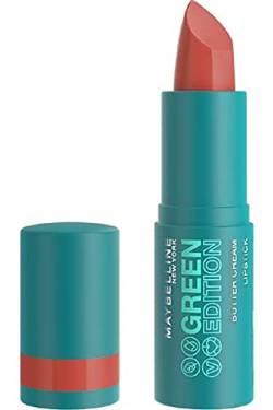 Maybelline New York Green Edition Buttercream Lipstick 007 Garden, 3,4 g von MAYBELLINE