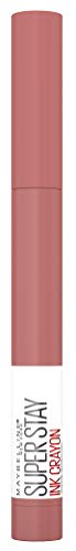 Maybelline New York Lippenstift, Super Stay Ink Crayon, Matt und langanhaltend, Nr. 105 On The Grind, 1,5 g von MAYBELLINE