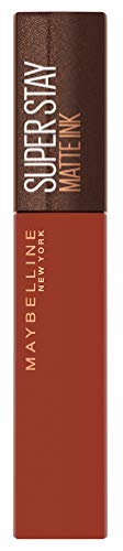 Maybelline New York Lippenstift, Super Stay Matte Ink Coffee, Flüssig, matt und langanhaltend, Nr. 270 Cocoa Connoisseur, 5ml von MAYBELLINE