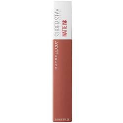 Maybelline New York Lippenstift, Super Stay Matte Ink Un-Nudes, Flüssig, matt und langanhaltend, Nr. 70 Amazonian, 5ml von MAYBELLINE
