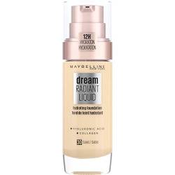 Maybelline New York Make Up, Dream Radiant Liquid Make-Up, Flüssige Foundation, Nr. 30 Sand, 30 ml von MAYBELLINE