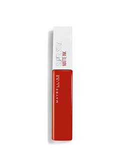 Maybelline New York - Matte Liquid Lippenstift - Long Lasting - Superstay Matte Ink - Ground-Breaker (117), 5ml von MAYBELLINE