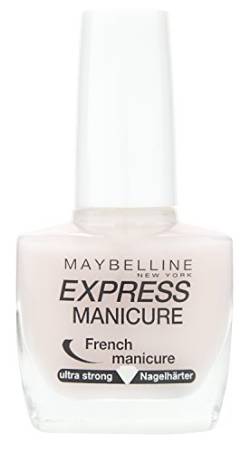Maybelline New York Nagellack, Stärkend, Express Manicure French Manicure Nagelhärter, Nr. 7 Pastel, 10 ml von MAYBELLINE