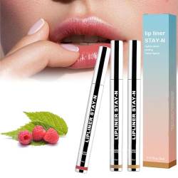 Detachable Lip Liner,Peel off Lip Liner,Long Lasting and Pigmented Lip Pencil,Lip Liner Perfect Pout Matte Detachable Gel Lip Liner Pencil (Mix) von MAYNUO