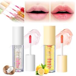 Veliria Pheromone Lip Gloss,Pheromone-Infused Arousal Gloss,Magic Color Changing Lip Oil,Fruit Flavoured Long Lasting Nutritious Moisturizer Lip Balm Lips (01+03) von MAYNUO