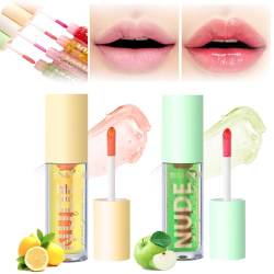 Veliria Pheromone Lip Gloss,Pheromone-Infused Arousal Gloss,Magic Color Changing Lip Oil,Fruit Flavoured Long Lasting Nutritious Moisturizer Lip Balm Lips (03+04) von MAYNUO