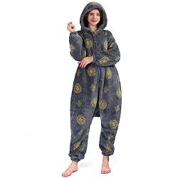 MAYSTEPPE Pyjamas Onesies Erwachsene Jumpsuit Unisex Tiere Halloween Kostüm Kleid Einteiler Schlafanzug Onesie Damen von MAYSTEPPE