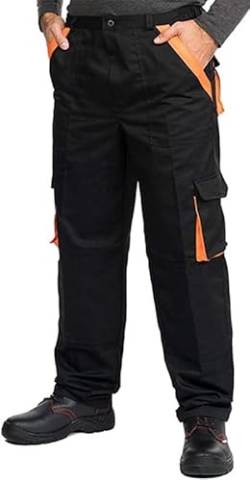 Mazalat Lange Arbeitshose mit Multifunktionstaschen Berufsbekleidung für Handwerker, Maurer, Dachdecker, Schreiner, Elektriker und viele andere | Hohe Qualität Made in EU von MAZALAT work wear