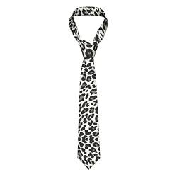 Niedliche Leoparden-Krawatte für Herren, 8,9 cm breit, modische Anzugbänder für Business, Geburtstag, Hochzeit, Bankett, Party, Leopardenmuster 2, Einheitsgröße von MAZBIT