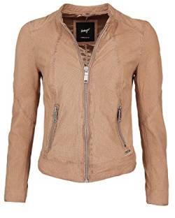 MAZE Damen Lederjacke Mabel Creme XL von MAZE