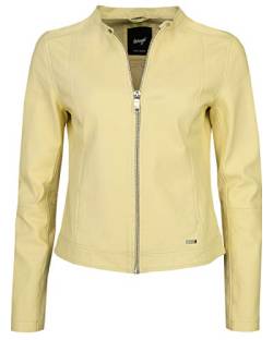 MAZE Damen Lederjacke Summerset Yellow S von MAZE