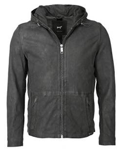 MAZE Herren Lederjacke Baton Anthracite M von MAZE