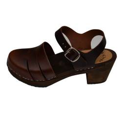 MB Clogs Original Schwedenclogs, Holzclogs, Damenclogs, Sandalette braun von MB Clogs