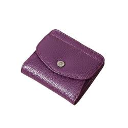 MBACODAI Brieftasche Damen Kurze Kreditkartenetui Haspe Geldbörsen Leder Geldbörsen Frauen Geld Taschen (Color : 4) von MBACODAI