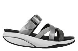 MBT FASI Sandalen für Damen aus Leder mit Schnallenverschluss. Leichtes und bequemes Schuhwerk für Frühling Sommer. Physiologisches Schuhwerk für Komfort und Stabilität. Sandalen zum Anziehen von MBT