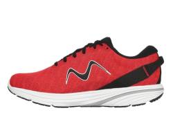 MBT GADI II LACE UP Sportschuhe für Damen. Anatomische und Bequeme Laufschuhe. Physiologisches Schuhwerk für Komfort und Stabilität mit gebogener Sohle. Lauf-Sneakers. Farbe Rot von MBT