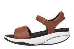 MBT MALIA 2 Sandalen für Damen aus Schafleder. Leichtes und bequemes Schuhwerk für Frühling Sommer. Physiologisches Schuhwerk für Komfort und Stabilität. Moderne Sandalen mit Klettverschluss. Braun von MBT