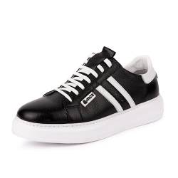 MCS Baha Qualität Sneakers (Black White Line, EU Schuhgrößensystem, Jugendliche, Damen, Numerisch, M, 39) von MCS Baha