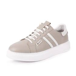 MCS Baha Qualität Sneakers (Gray White Line, EU Schuhgrößensystem, Jugendliche, Damen, Numerisch, M, 41) von MCS Baha
