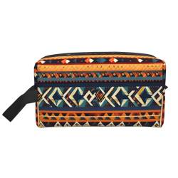 Aufbewahrungstasche mit afrikanischen Nationalmustern, kleine Make-up-Tasche für Geldbörse, Reise-Make-up-Tasche, Mini-Kosmetiktasche für Herren, Afrikanische Nationalmuster, Einheitsgröße von MDATT