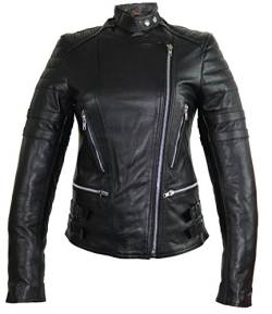 MDM Retro Damen Motorrad Biker Lederjcke (L) von MDM