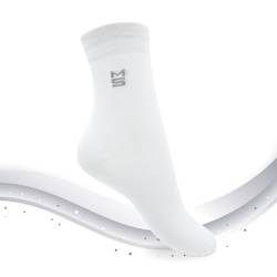 MEDSILVER EXTRA - Socken mit 62% Silberanteil antibakteriell (DE/NL/SE/PL, Numerisch, 41, 47, Regular, Regular, Weiß) von MEDSILVER