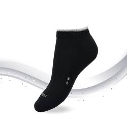 MEDSILVER SPORTY - Kurze Silbersocken antibakteriell (DE/NL/SE/PL, Numerisch, 36, 38, Regular, Regular, Schwarz) von MEDSILVER