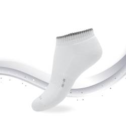 MEDSILVER SPORTY - Kurze Silbersocken antibakteriell (DE/NL/SE/PL, Numerisch, 39, 42, Regular, Regular, Weiß) von MEDSILVER