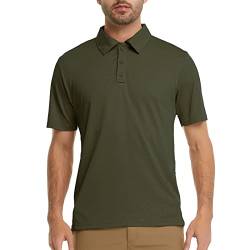 MEETWEE Poloshirt Herren Kurzarm,Herren Golf Polohemd Schnelltrocknend Atmungsaktiv Sport Outdoor Shirts für Golf Tennis-Fit Polo von MEETWEE