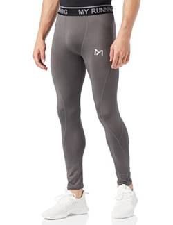 MEETYOO Kompressionshose Herren, Sport Leggings Atmungsaktiv Fitness Strumpfhosen Funktionswäsche Pants Unterhose Lang für Laufen Wandern Radfahren von MEETYOO