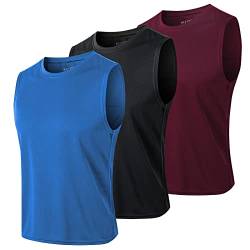 MEETYOO Tank Top Herren, Achselshirts Sport Ärmelloses Shirt Unterhemd Fitness Sleeveless Tshirt für Running Jogging Gym von MEETYOO
